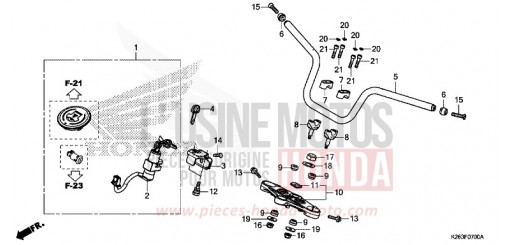 GABEL, VORNE MSX125E de 2014